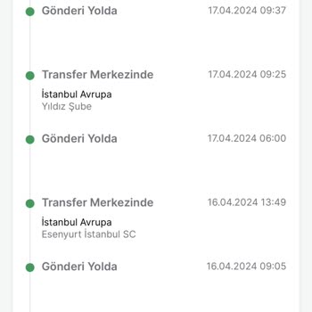 Trendyol Kargo 2 Transfer Şube Arasında 4 Kere Gidip Geldi.