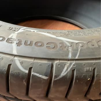 Continental Sıfır Lastik Yanaklarda Balon, Hiçbir Deformasyon Yok, :(