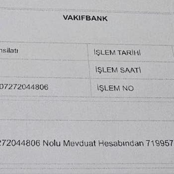 VakıfBank Kredi Cayma Hakkımın Kısmen Kullandırılması