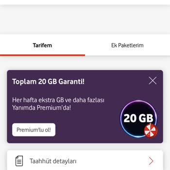 Vodafone Başka Paket Tanımladı