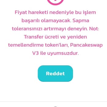 Pancakeswap Mağduriyet Giderilmesi