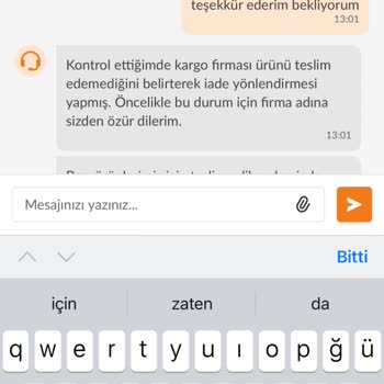 Trendyolmilla Milla Tüm Siparişlerimi Bilgi Vermeden İade Ediyor
