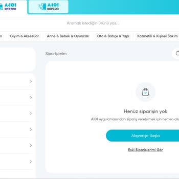 A101 Kredi Kartımdan Çekim Yapılmış Ancak Siparişim Görünmüyor