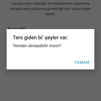Hopipay Maalesef Paramı Çekemiyorum
