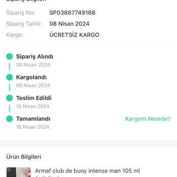 Dolap Uygulamasından Satın Aldığım Ürün Başkasına Teslim Edildi