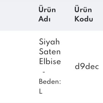 Onze Mode İade İçin Dönüş Yapılmadı