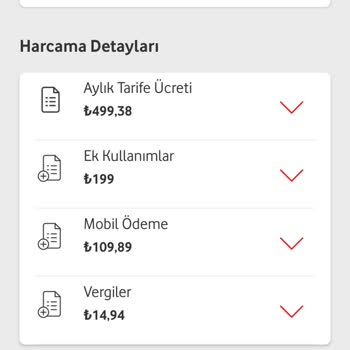 Vodafone Yüksek Fiyatlı Fatura Hatası