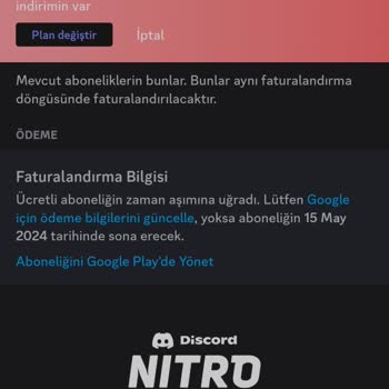 Discord.com Ay İçinde Fazladan Para Çekmek