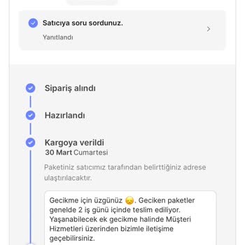 E-BEBEK Teslim Edilemeyen Kargo