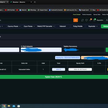 Kabasakalonline.com Kabasakal Üyeliksiz Aldığım PUBG Uc Yüklenmedi