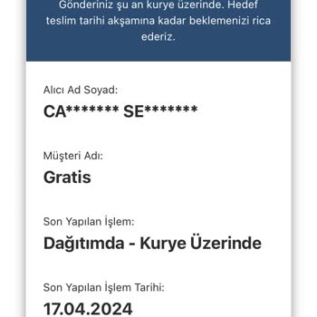 Gratis Ürünlerim Nerede? Beklenen Hız Bu Mu?