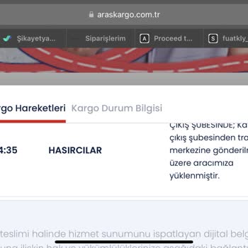 Aras Kargo 1 Aydır Ürünümü Getirmedi