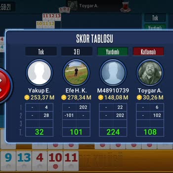 101 Okey Plus Hile Yapan Şahıslar