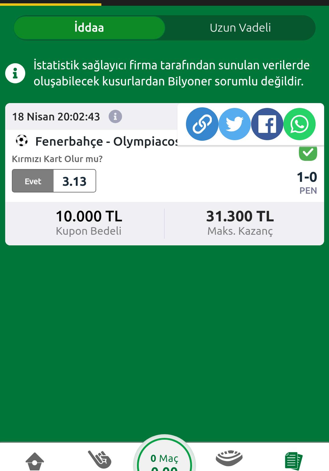 Men 10 minetlik kupon beraman