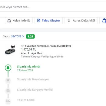 Pazarama.com Sitesindeki Seytoys İsimli Satıcı Ürünleri Göndermiyor!