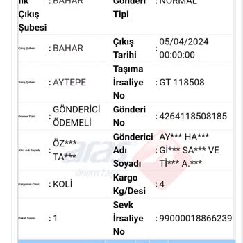 Aras Kargo Kargomu Bir Türlü Getirmiyor