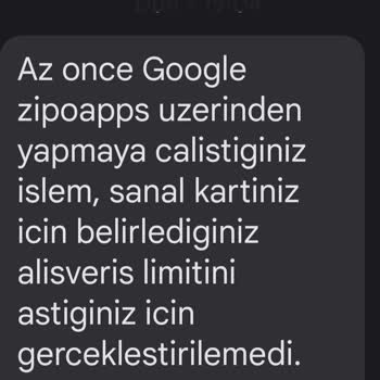 Zipoapps Bilgim Dışında Kartımdan Para Çekmeye Çalışıyor.