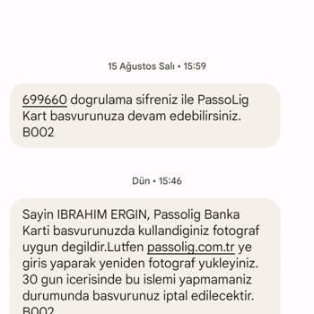 Passolig Başvuru Fotoğraf Onayı