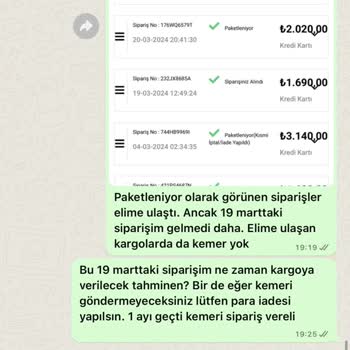 İlayda Çamur (Bi' Butik) Bibutik Eksik Ürün Gönderilmesi Ve Mesajlara Yanıt Alamama Sorunu