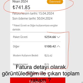 Vodafone Net Vodafone Fatura Sorunu Çözümsüzlüğü Ve Taahhüt Süresi Uzatma Çabası