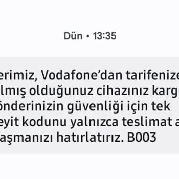 Vodafone Kargoya Verilmiştir Dendiği Halde Hazırlık Aşamasında Deniliyor