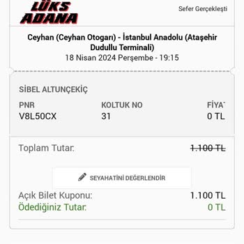 Lüks Adana Hijyen, Saygı, İlgi Kesinlikle Yok