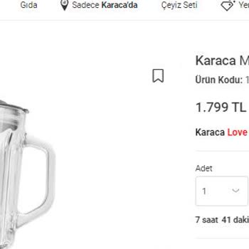 Karaca Züccaciye Karacanın Ürünü Süresinde Kargoya Vermemesi