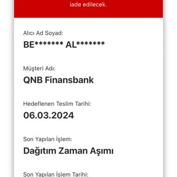 AGT Kurye (aynigunteslim.com) Kart Teslimatında Yaşanan Gecikme Ve İletişim Sorunu