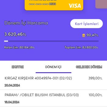 Akbank Axess Kartı Chip Para Kullandırmaması