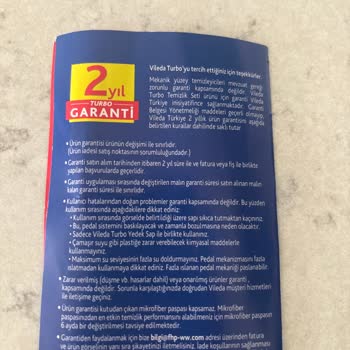 Vileda Turbo Kovası Su Akıtma