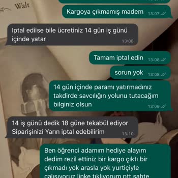 Charme Butik Aldığım Tişörtleri Göndermedi