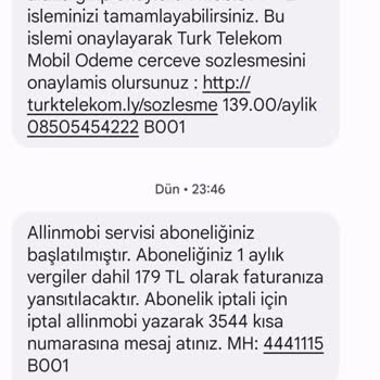 Allinmobi Paramın İadesini Talep Ediyorum