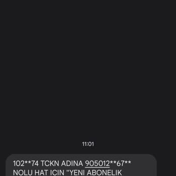 Türk Telekom Yasal Uyarı Mesajı