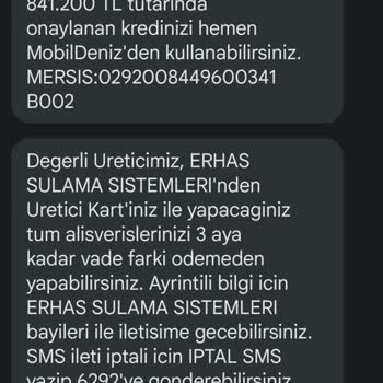 Denizbank Kredi Onayı Ve Kullanılamayan Kredi