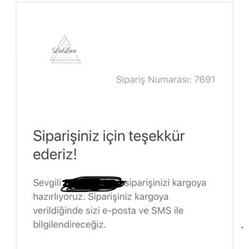 LinLove Butik Parasını Vermiş Olduğum Ürünü Göndermiyorlar