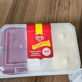 Migros Algida Dondurma Kutu Üzerinde Fiyat Farklı Kasada Farklı