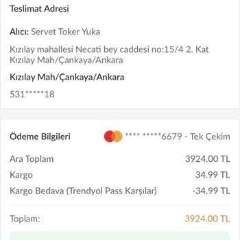 Trendyol'da Fark Edilen Beklenmedik Ücretlendirme!