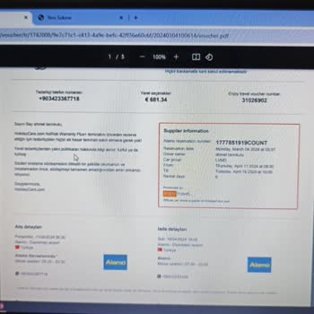 Holidaycars Üzerinden Kiraladığım Araç Verilmedi.