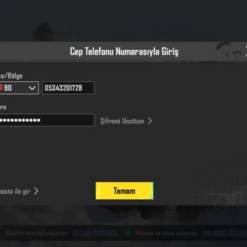 PUBG (Pubgmobile.com) Sorunum Var Yardım