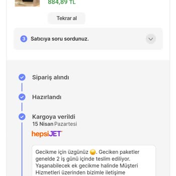 Hepsijet Kargomu Getirmiyor, Satıcı Kargoya Yönlendiriyor