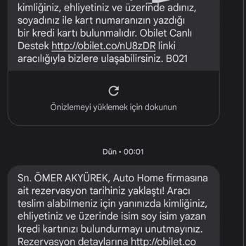 Obilet Rezervasyon Hayal Kırıklığı: Beklenmedik Findeks Engeli