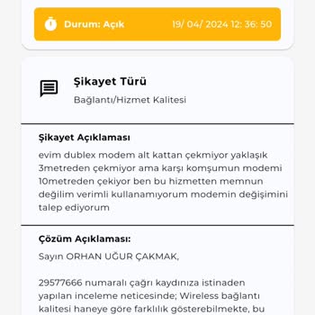 Kablo Net Wi-Fi Sorunu Ve Bana Verdikleri Saçma Sapan Cevap.