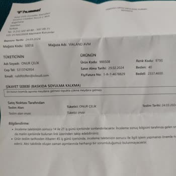 Hummel Ayakkabı Sorunu Deformasyon