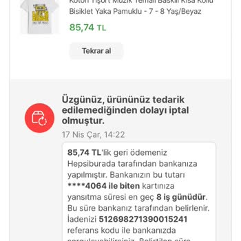 Hepsiburada Koton Mağazası Siparişleri İptal Etti