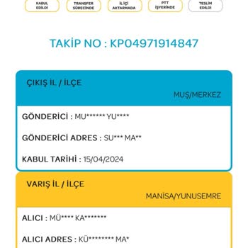 PTT Kargo Kargom Adresime Teslim Edilmiyor
