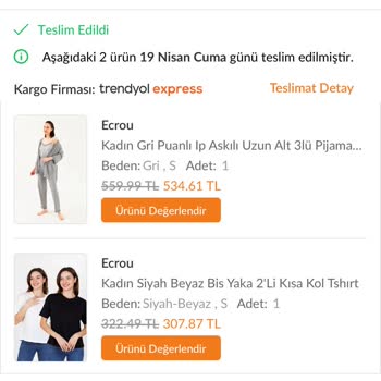 Ecrou Ürün Yanlış Geldi Ve Yok Dedikleri Ürün Hala Satışta