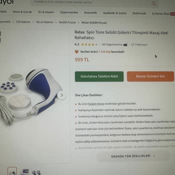 Trendyol Dan Masaj Aleti Aldım Kürek Gönderdi