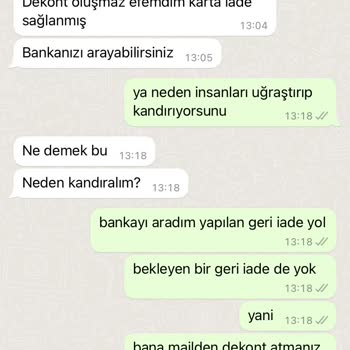 Laminta İadede Kargo Bedeli Kesintisi