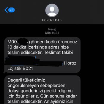 Horoz Lojistik Kargo Ulaştıramayan Kargo Şirketi