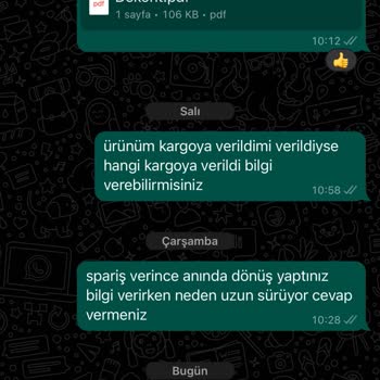 Elfida Moda Ya Ürün Gönderilsin Ya Da Param İade Edilsin